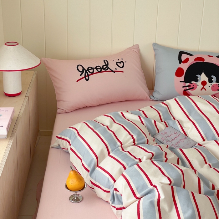 91家纺网 家纺一手货源 找家纺 左视觉  小清新小窝感套件拍摄赏析