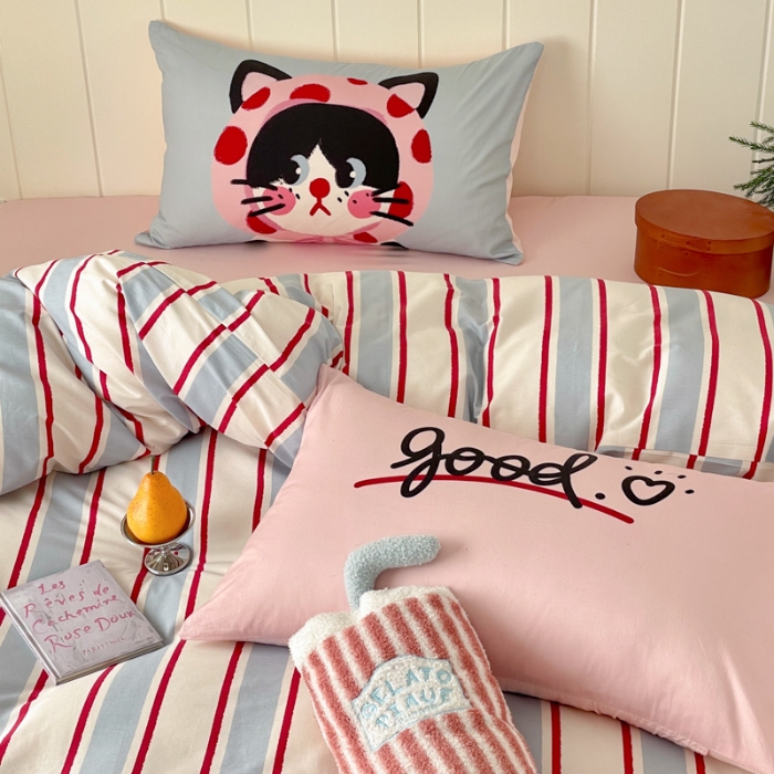 91家纺网 家纺一手货源 找家纺 左视觉  小清新小窝感套件拍摄赏析