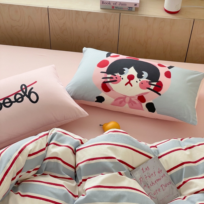 91家纺网 家纺一手货源 找家纺 左视觉  小清新小窝感套件拍摄赏析