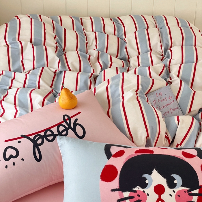 91家纺网 家纺一手货源 找家纺 左视觉  小清新小窝感套件拍摄赏析