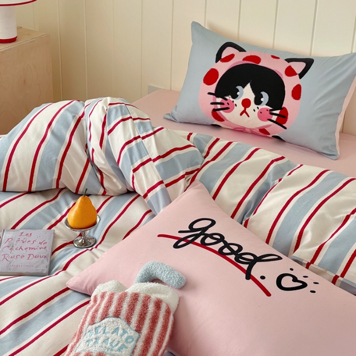 91家纺网 家纺一手货源 找家纺 左视觉  小清新小窝感套件拍摄赏析