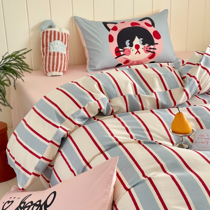 91家纺网 家纺一手货源 找家纺 左视觉  小清新小窝感套件拍摄赏析