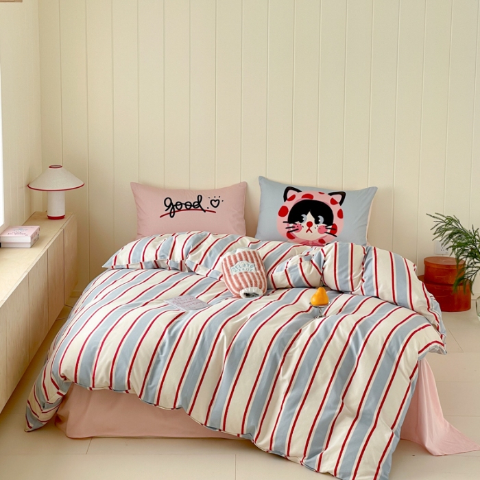 91家纺网 家纺一手货源 找家纺 左视觉  小清新小窝感套件拍摄赏析