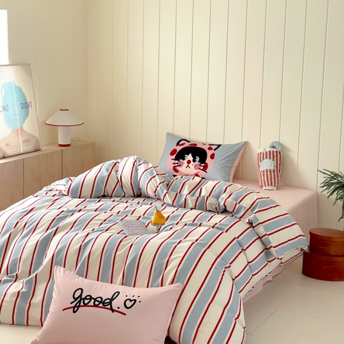 91家纺网 家纺一手货源 找家纺 左视觉  小清新小窝感套件拍摄赏析