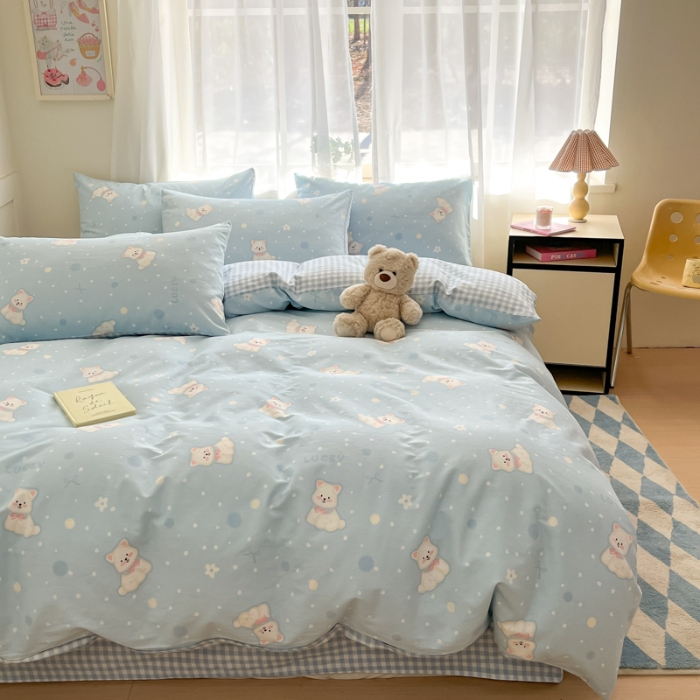 91家纺网 家纺一手货源 找家纺 左视觉   小清新套件拍摄样片