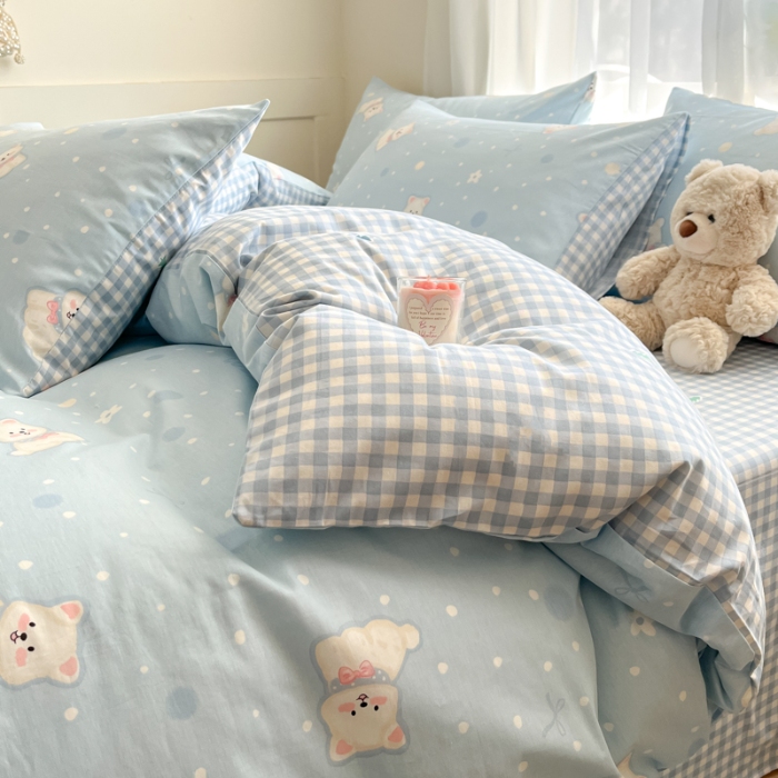 91家纺网 家纺一手货源 找家纺 左视觉   小清新套件拍摄样片