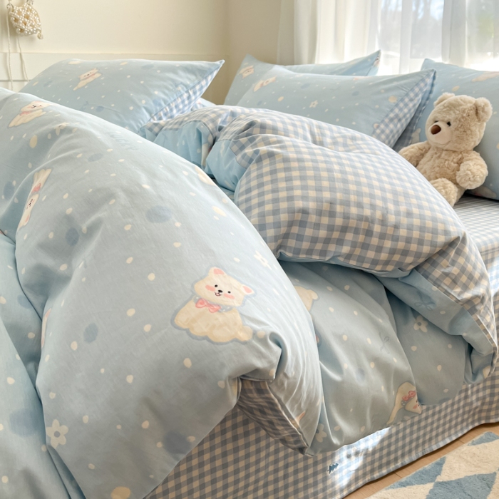 91家纺网 家纺一手货源 找家纺 左视觉   小清新套件拍摄样片