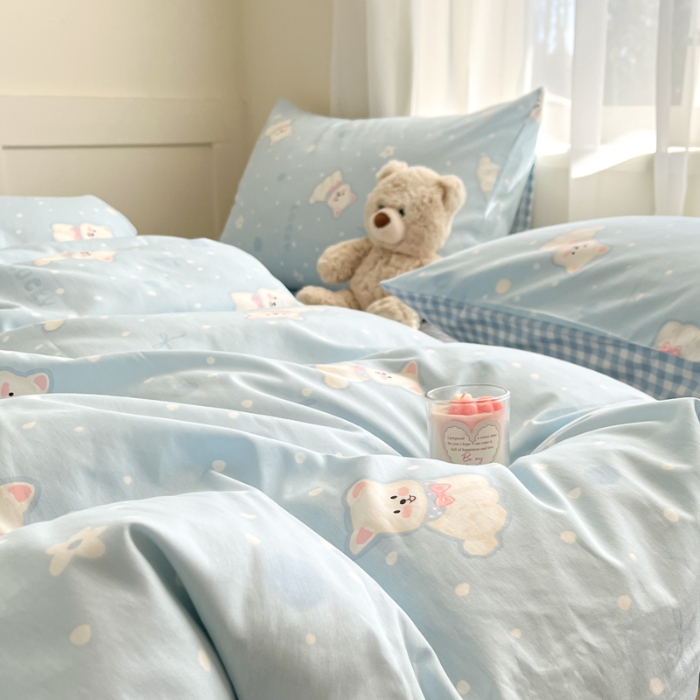 91家纺网 家纺一手货源 找家纺 左视觉   小清新套件拍摄样片