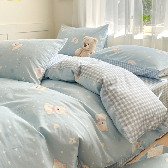 91家纺网 家纺一手货源 找家纺 左视觉   小清新套件拍摄样片