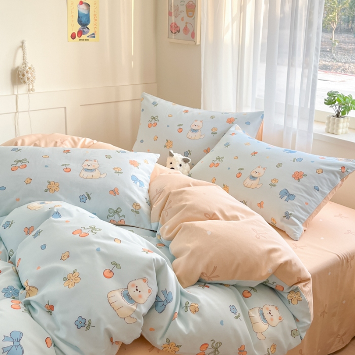 91家纺网 家纺一手货源 找家纺 左视觉  小清新套件拍摄赏析