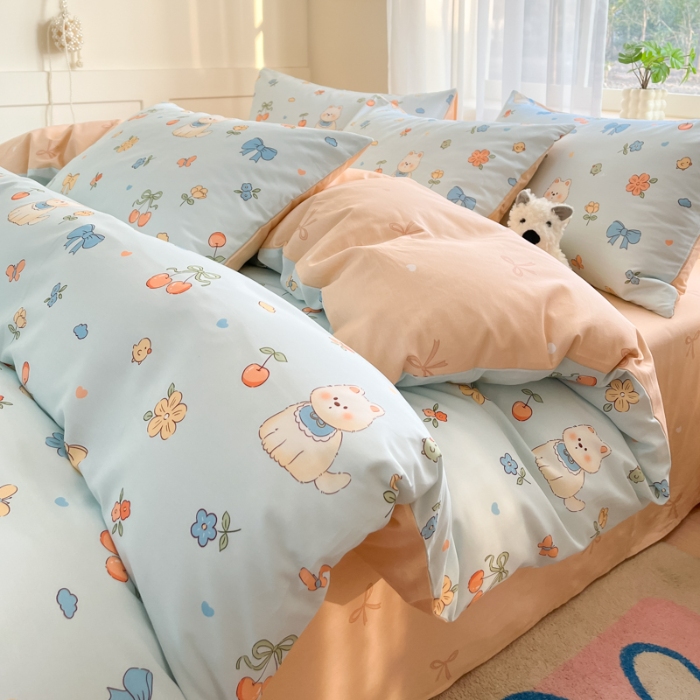 91家纺网 家纺一手货源 找家纺 左视觉  小清新套件拍摄赏析