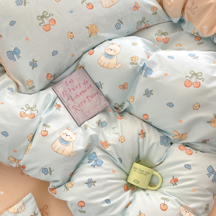 91家纺网 家纺一手货源 找家纺 左视觉  小清新套件拍摄赏析