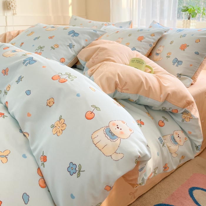 91家纺网 家纺一手货源 找家纺 左视觉  小清新套件拍摄赏析