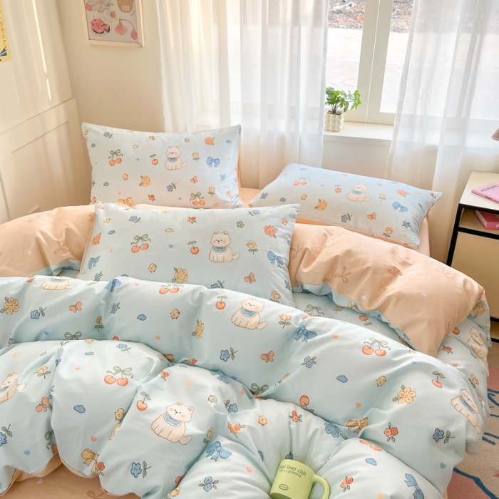 91家纺网 家纺一手货源 找家纺 左视觉  小清新套件拍摄赏析