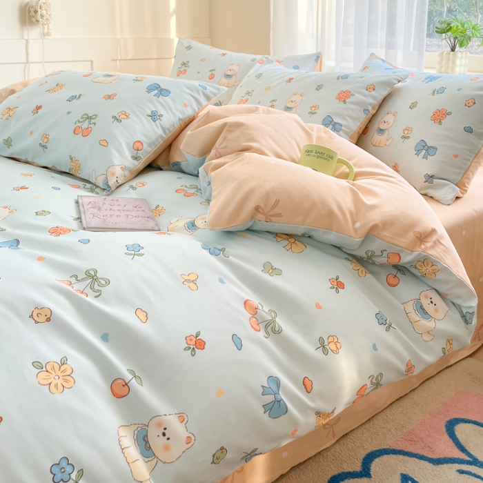 91家纺网 家纺一手货源 找家纺 左视觉  小清新套件拍摄赏析