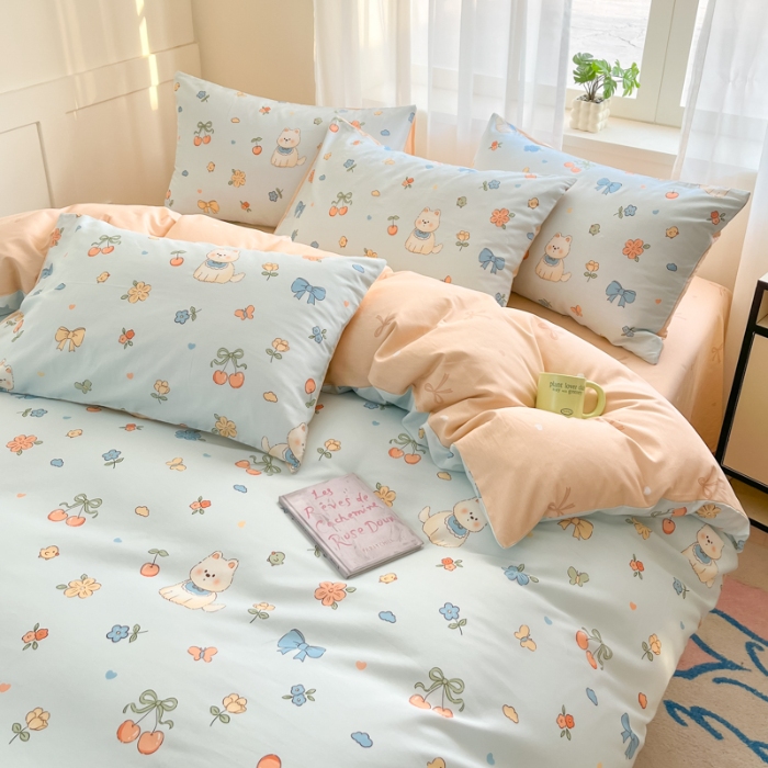 91家纺网 家纺一手货源 找家纺 左视觉  小清新套件拍摄赏析