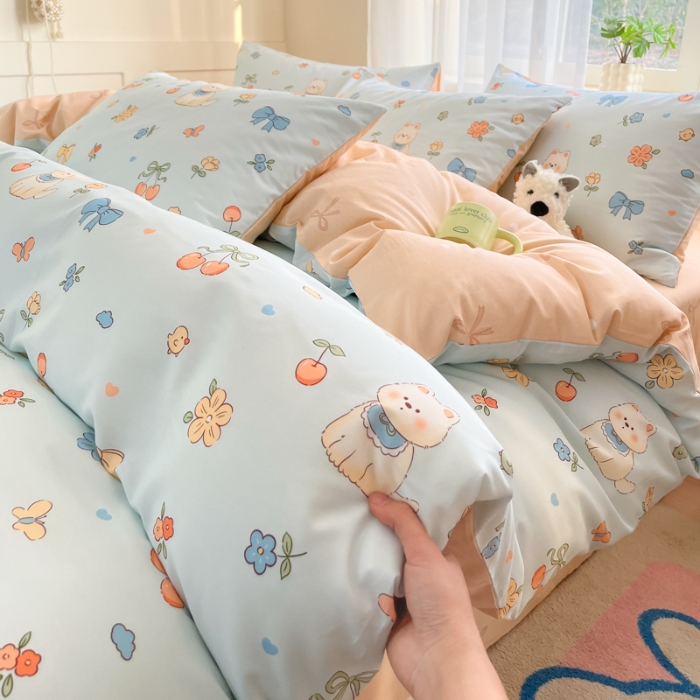 91家纺网 家纺一手货源 找家纺 左视觉  小清新套件拍摄赏析