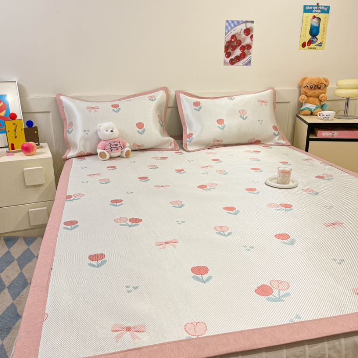 91家纺网 家纺一手货源 找家纺 左视觉  小清新凉席拍摄赏析