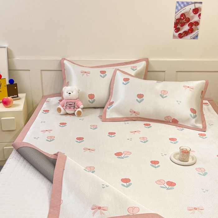 91家纺网 家纺一手货源 找家纺 左视觉  小清新凉席拍摄赏析