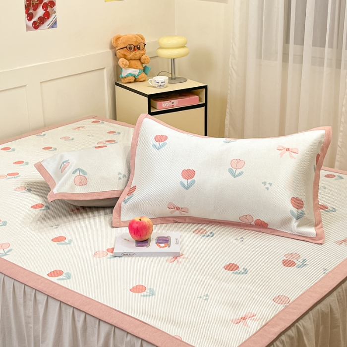 91家纺网 家纺一手货源 找家纺 左视觉  小清新凉席拍摄赏析