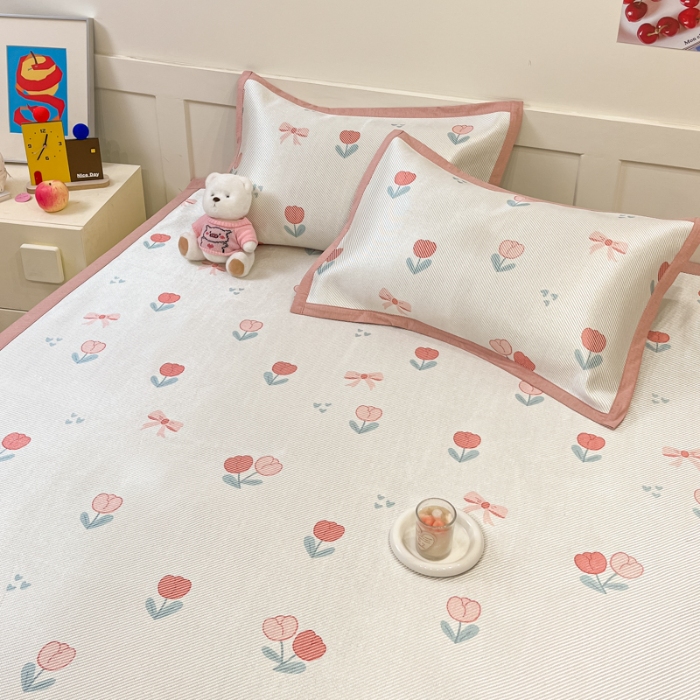 91家纺网 家纺一手货源 找家纺 左视觉  小清新凉席拍摄赏析