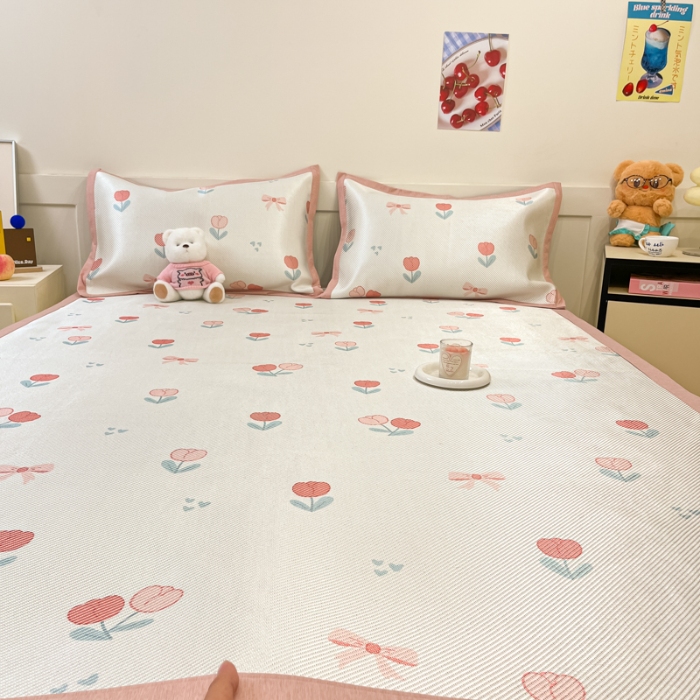 91家纺网 家纺一手货源 找家纺 左视觉  小清新凉席拍摄赏析