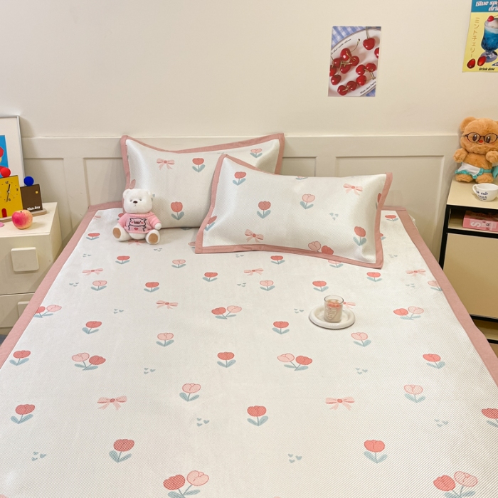 91家纺网 家纺一手货源 找家纺 左视觉  小清新凉席拍摄赏析