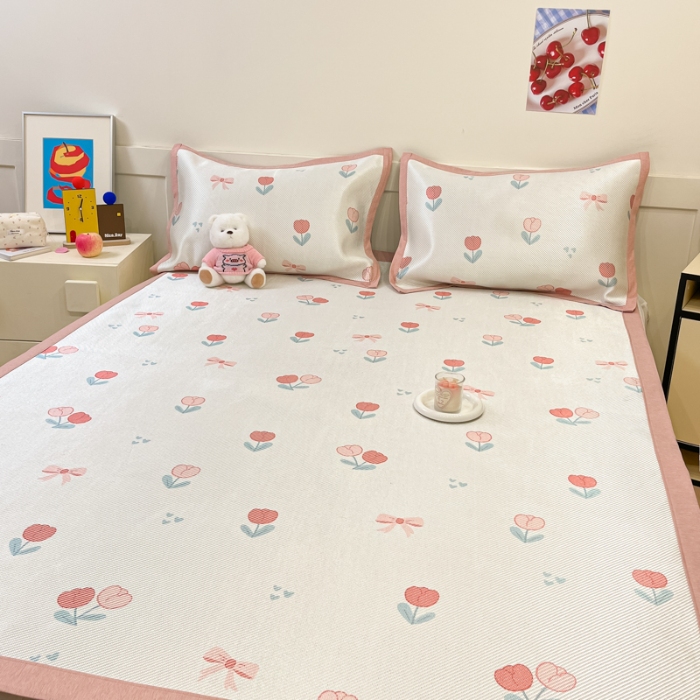 91家纺网 家纺一手货源 找家纺 左视觉  小清新凉席拍摄赏析