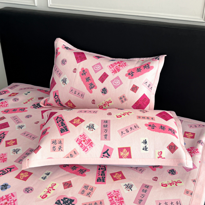 91家纺网 家纺一手货源 找家纺 （总）久云居 2025新款亲肤舒适凉感冰藤凉席单枕套