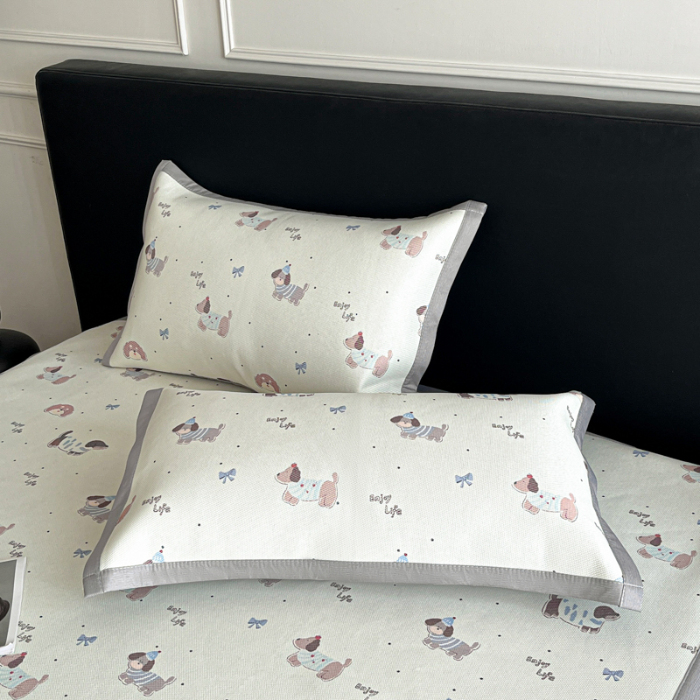 91家纺网 家纺一手货源 找家纺 （总）久云居 2025新款亲肤舒适凉感冰藤凉席单枕套