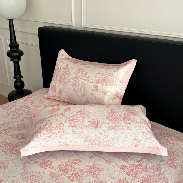 91家纺网 家纺一手货源 找家纺 （总）久云居 2025新款亲肤舒适凉感冰藤凉席单枕套