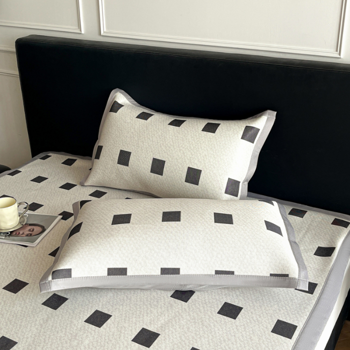 91家纺网 家纺一手货源 找家纺 （总）久云居 2025新款亲肤舒适凉感冰藤凉席单枕套