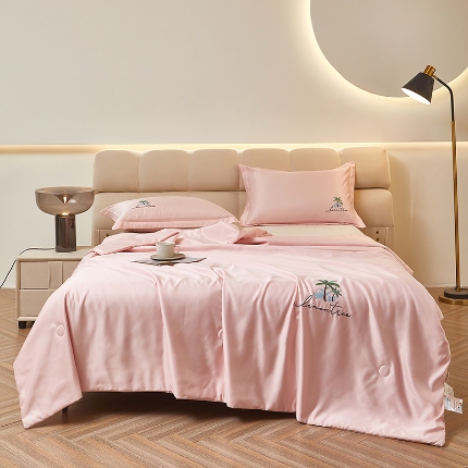 91家纺网 家纺一手货源 找家纺 （总）乐居家纺 2025新款A类凉感丝夏被冰丝夏凉空调被被子被芯