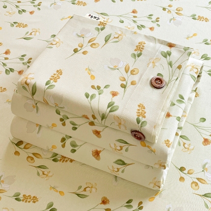 91家纺网 家纺一手货源 找家纺 （总）2025款【有买家秀】加厚纽扣款原棉老粗布三件套学生单人宿舍床单可铺可盖