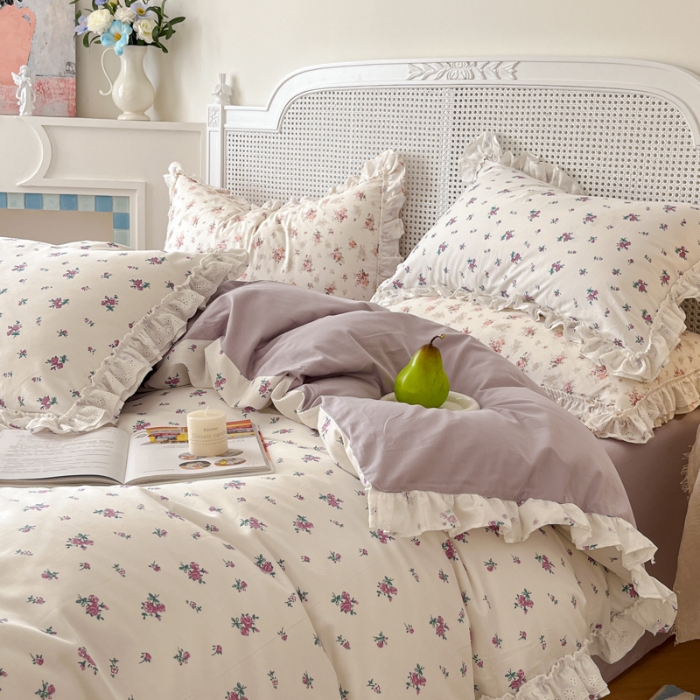 91家纺网 家纺一手货源 找家纺 左视觉  小清新套件拍摄赏析