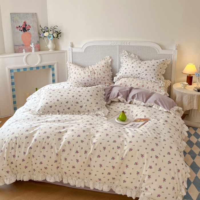 91家纺网 家纺一手货源 找家纺 左视觉  小清新套件拍摄赏析