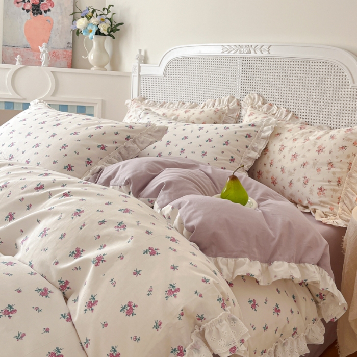 91家纺网 家纺一手货源 找家纺 左视觉  小清新套件拍摄赏析