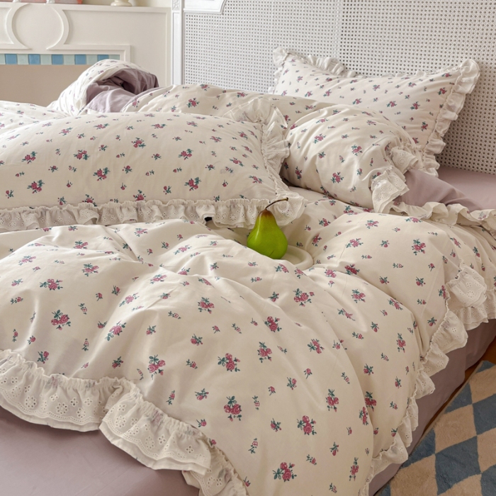 91家纺网 家纺一手货源 找家纺 左视觉  小清新套件拍摄赏析