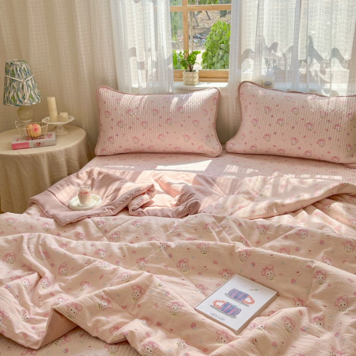 91家纺网 家纺一手货源 找家纺 左视觉  小清新自然光被芯拍摄赏析