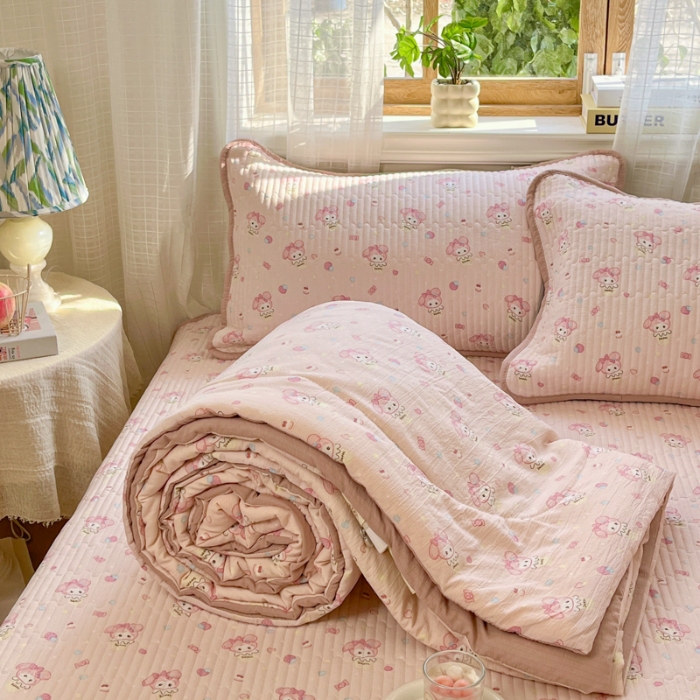 91家纺网 家纺一手货源 找家纺 左视觉  小清新自然光被芯拍摄赏析