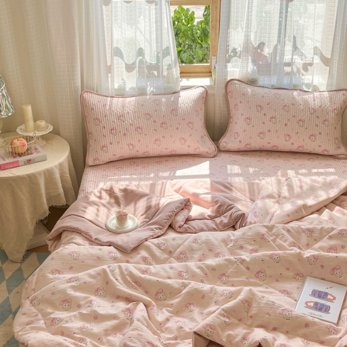 91家纺网 家纺一手货源 找家纺 左视觉  小清新自然光被芯拍摄赏析