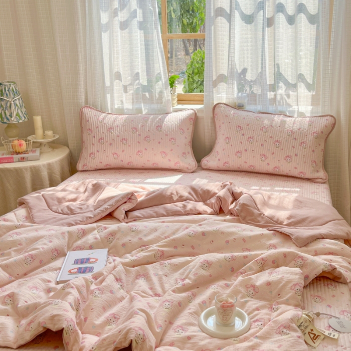 91家纺网 家纺一手货源 找家纺 左视觉  小清新自然光被芯拍摄赏析