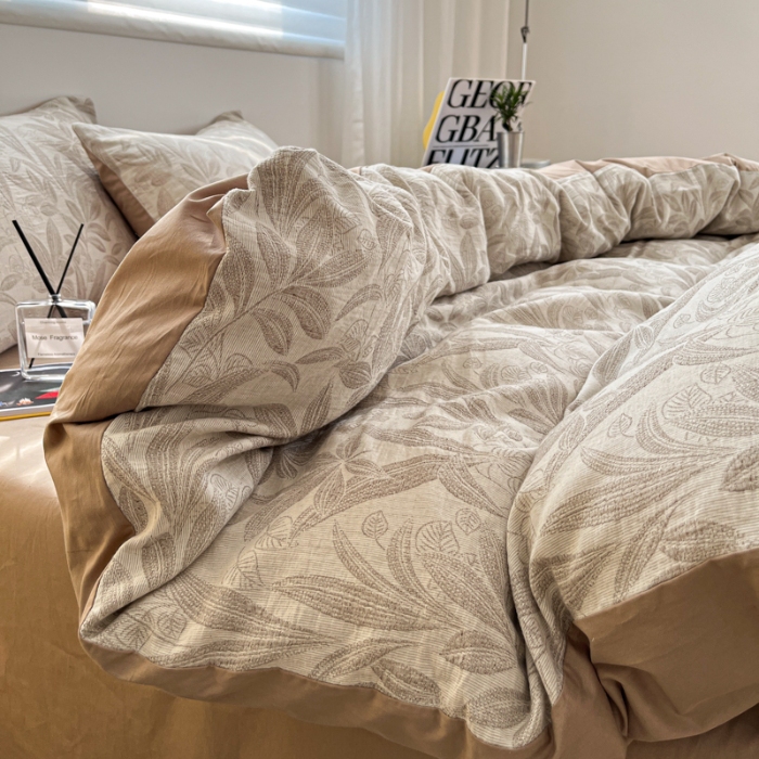 91家纺网 家纺一手货源 找家纺 左视觉  轻奢风套件拍摄赏析