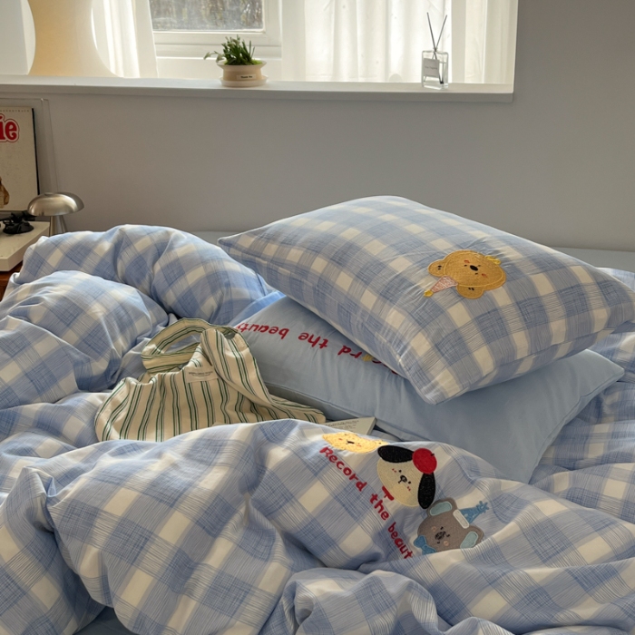 91家纺网 家纺一手货源 找家纺 左视觉  小清新套件拍摄赏析