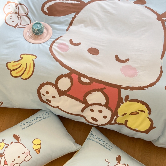 91家纺网 家纺一手货源 找家纺 左视觉  小清新卡通大版套件拍摄赏析 1