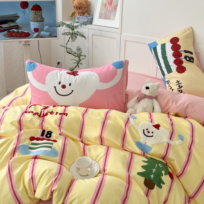 91家纺网 家纺一手货源 找家纺 左视觉  小清新毛巾绣套件拍摄赏析