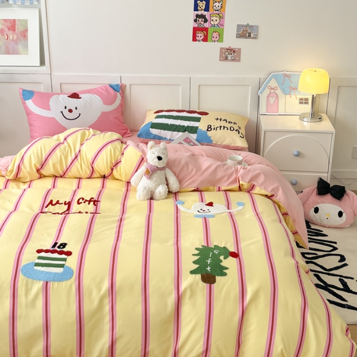 91家纺网 家纺一手货源 找家纺 左视觉  小清新毛巾绣套件拍摄赏析