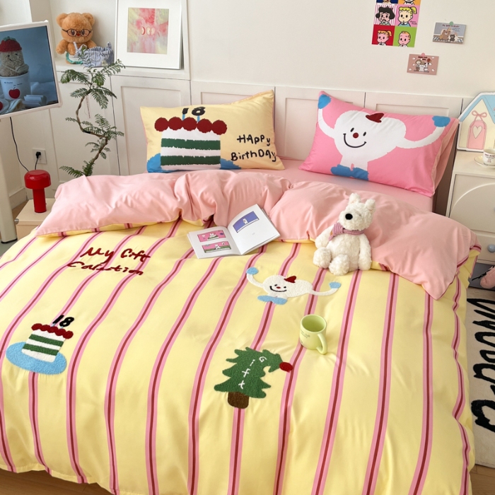 91家纺网 家纺一手货源 找家纺 左视觉  小清新毛巾绣套件拍摄赏析