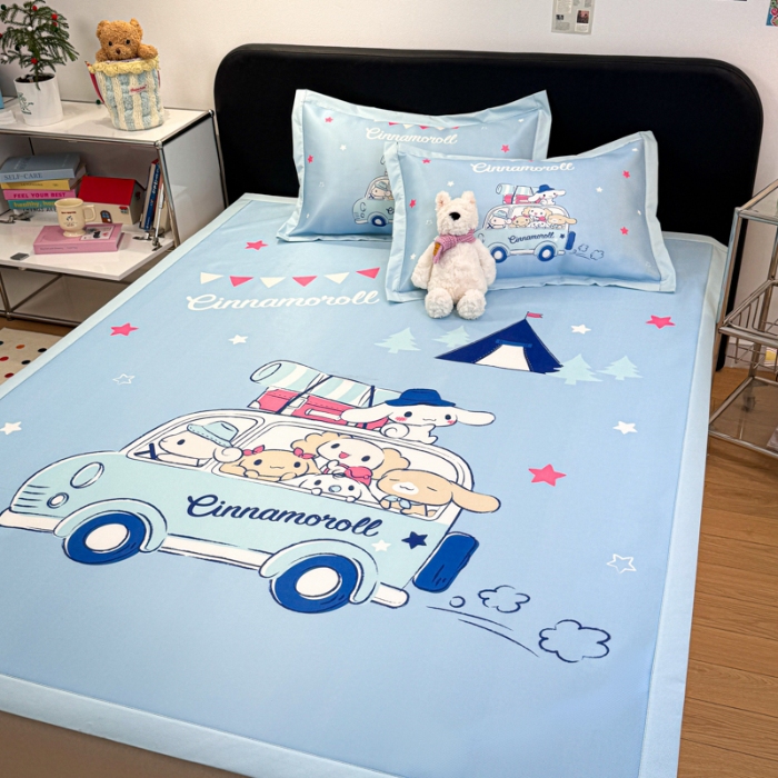 91家纺网 家纺一手货源 找家纺 左视觉   卡通大版凉席拍摄赏析