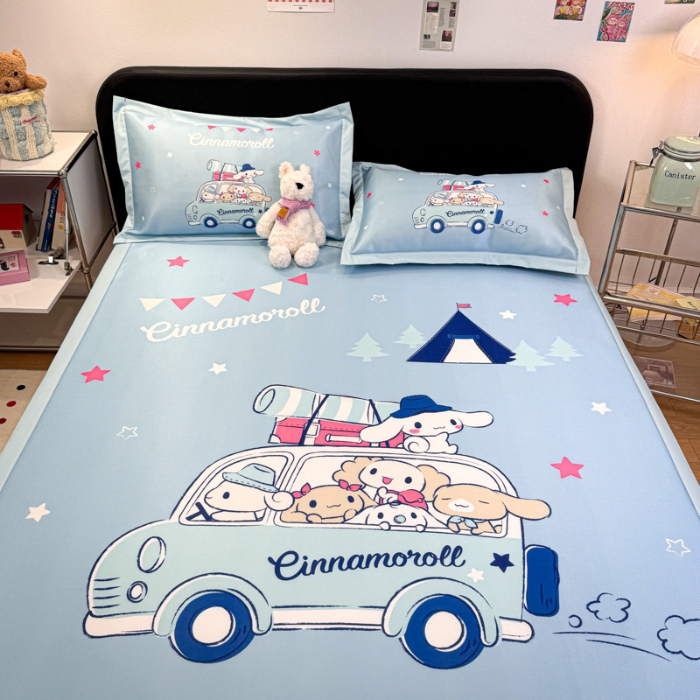 91家纺网 家纺一手货源 找家纺 左视觉   卡通大版凉席拍摄赏析